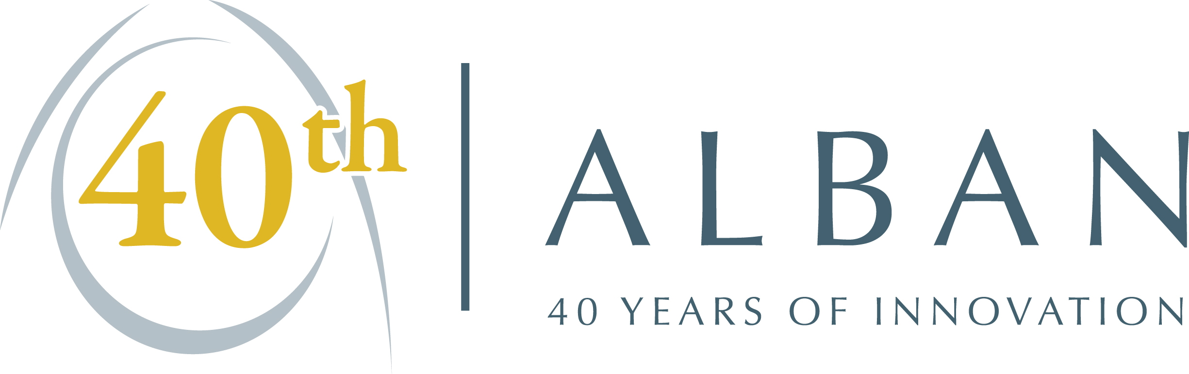 Alban 40th Logo